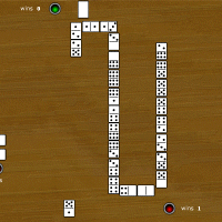 Dominos Jamaicain... si vous aimez jouer au jeu des dominos et bien le voici... chaque joueur dispose d'une quantit de dominos au dpart du jeu, et  tour de rle chaque joueur doit placer un de ses dominos dans le jeu suivant une rgle simple de face  face identique... le premier qui a gagn la partie est celui qui n'a plus de domino en jeu