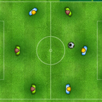 Elastic Soccer est un jeu de football, le jeu se joue sur un terrain de foot avec des joueurs de foot-ball positionns de faon  ce que le ballon puisse tre tap par l'un des joueurs suivant l'endroit o le ballon a atteri. En consquence, losque que le ballon vient proche d'un joueur de foot, celui-ci peut tre actionn de la mme sorte qu'un tir  l'lastique et taper la balle, tout en choisissant la direction d'une tir, et une fois que le joueur lache le bouton de la souris, le bonhomme frappe le ballon avec la puissance choisie dans la direction choisie...  tester