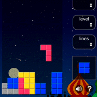 Flash Box Tetris : un tetris simple avec des effets sonores, ici la descente des bloques peut etre controle, le dcor est simpliste mais le jeu est bon