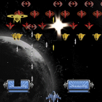 Invaders est une belle ralisation dans le genre, tirs multiples, missiles, explosion, effet sonore, rapide et jouable, etc...  tester