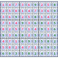 Le jeu de Sudoku Board prsente quant  lui 5 niveaux de force de jeu, chaque grille est nouvelle  chaque partie, par une mise en place ralise par le programme... les chiffres se slectionnent dans une zone place sous la grille du jeu, un assistant permet de visualiser si l'on fait une erreur de chiffre, que ce soit sur une mme range, colonne, ou un mme bloc.. l'objectif du jeu est de remplir toutes le cases vides la grille de sudoku, en choisissant pour chacune d'elle, un chiffre allant de 1  9, jusqu' la fin de la partie