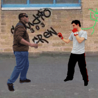Take To the Streets - Un jeu de bagarre ou de combat de rue, votre hros doit combattre des adversaires, certains l'attaque mme  coup de chane, de barre de fer, etc... ramasser des bonus pour gurir si ncessaire. Le jeu a t ralis  partir de photos relles et de divers prises de vue. Une ide plutot raliste...